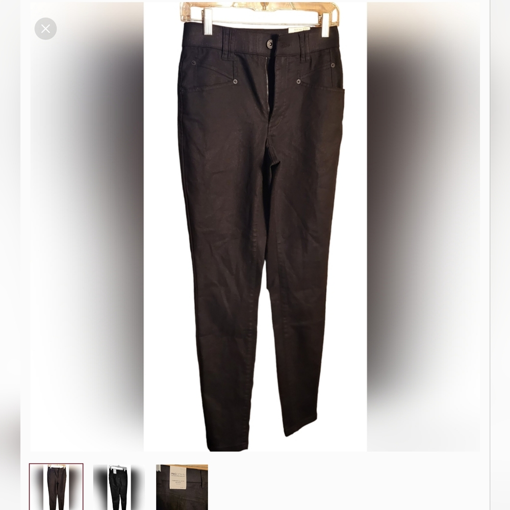 INC Denim Deep Black  size 0/25 NWT